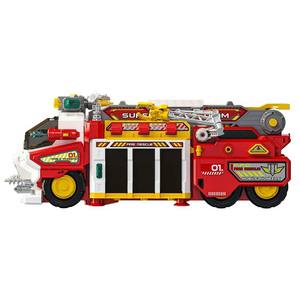 Camion de sauvetage multifonctionnel Little Actor avec pulvérisation d'eau, camion de pompiers, grande échelle, camion à musique, camion conteneur, jouets pour garçons - Product Image 4