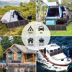 Panneaux solaires flexibles à haut rendement Modules photovoltaïques légers 200w pour le toit du bateau pour l'alimentation du camping en plein air
