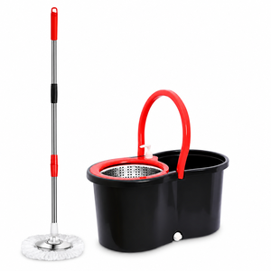 Juego de Mopa Giratoria 360° con Cubeta Portátil, Mopa de Microfibra para <span class=keywords><strong>Limpieza</strong></span> de Pisos, para Hogar, Sala de Estar y Baño - Product Image 6