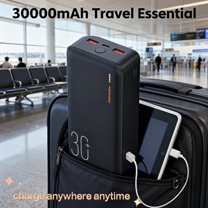 Nuovo Power Bank 2026 da 30000mAh ad Alta Capacità con Ricarica Rapida PD22.5W per iPhone, Protezione da Sovraccarico/Sovracorrente OEM/ODM - Product Image 6