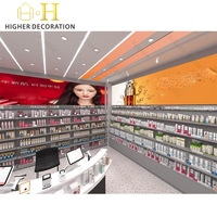 Meubles de présentation pour cosmétiques et maquillage, pour l'aménagement intérieur de commerces de beauté
