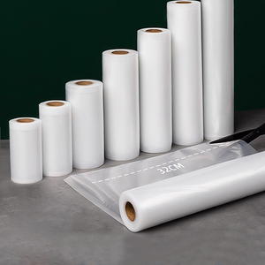 Sellado de bolsas selladoras al vacío texturizadas en rollos, bolsa de embalaje, bolsa enrollable en relieve para envasado de alimentos, bolsas de vacío retráctiles de PE en relieve - Product Image 5