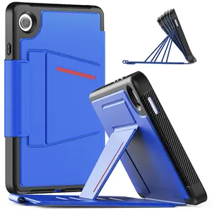 Ajuste Kickstand Design Magnético Inteligente Flip Business Tablet Case Para Samsung Tab A9 8.7 Polegada X110 X115 PU Capa De Couro