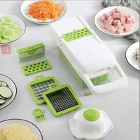 Amz Topverkoper Keuken 12 In 1 Multifunctionele Voedselsnijder Mandoline Groentesnijder Ui Groentesnijder Chopper
