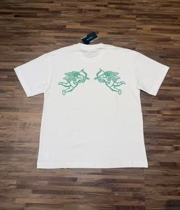 เสื้อยืดผู้ชายคุณภาพสูง ผ้าคอตตอน 100% หนานุ่ม สไตล์อเมริกันเทรนดี้ ทรงหลวม สบายๆ ฮิปฮอป วินเทจ มีสินค้าพร้อมส่ง - Product Image 4