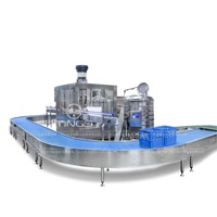 Ligne de production d'eau complète, machine de remplissage et d'emballage de bouteilles en PET, ligne de remplissage de bouteilles d'eau minérale
