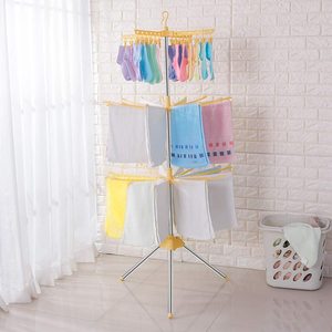 Colgador <span class=keywords><strong>de</strong></span> ropa plegable <span class=keywords><strong>de</strong></span> acero inoxidable para bebé, tendedero multifuncional para sala <span class=keywords><strong>de</strong></span> estar, perchero - Product Image 1