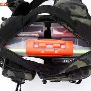 Sac à dos de pêche, boîte à leurres, sac de rangement pour équipement, sac banane, sac à bandoulière pour homme, porte-canne à pêche à la mouche, sac à bandoulière imperméable 30L - Product Image 2