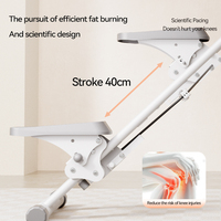 Macyo nouvelle machine à grimper verticale pliante pour exercices cardio grimpeur avec pas d'escalier à pas étendu