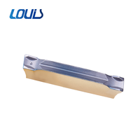 Lame de coupe à rainurer CNC DGR3102C 6D outil de coupe de face d'extrémité revêtu de PVD avec support OEM outil de coupe de tour à tête de rainurage de grain