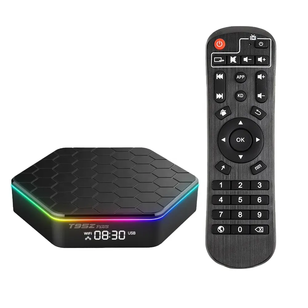 엑셀 디지털 공장 직접 암로직 S912 안드로이드 TV BOX T95Z 플러스 2GB/16GB 2.4G 및 5G 듀얼 와이파이 BT4.0