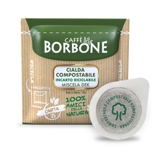 150 Cialde di Caffè in Carta ESE 44 mm Dek Borbone 0,14€/Cialda - Product Image 1
