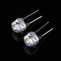 Juhong – led F8 F10 bicolore à trois longueurs d'onde, trou traversant, émetteur et récepteur RGB/IR, 8mm, 10mm