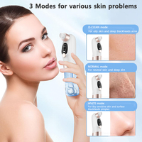Extracteur de points noirs et nettoyeur de pores électrique pour le visage, anti-acné, rechargeable par USB, à circulation d'eau