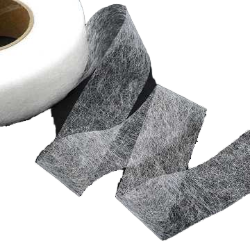 Xiangxing Factory's Hot Melt Adhesive Fusible Interlining Tape PA Coating Nonwoven Organza Fabric for Bags Woven Interlining