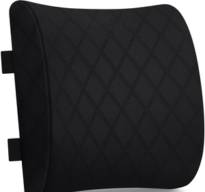 Housse amovible Oem Odm Logo personnalisé Chaise de bureau Coussin en mousse à mémoire de forme Coussin dorsal Soutien lombaire pour voiture