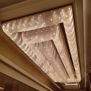 Tùy Chỉnh Phong Cách Hiện Đại Đèn Chùm Thanh Lịch Điều Khiển Từ Xa Trang Trí Chiếu Sáng Đèn Trần Cho Văn Phòng Nhà Sảnh Khách Sạn Phòng Tiệc - Product Image 2