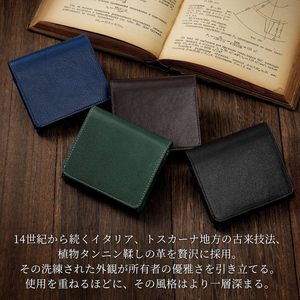 Petit portefeuille en cuir véritable, porte-monnaie fin avec blocage RFID pour hommes, femmes, unisexe, couleur noire et orange - Product Image 4