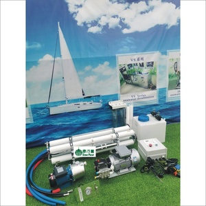 Station de production d'eau potable purifiée par osmose inverse solaire <span class=keywords><strong>Greenplanet</strong></span> 220V 5T/jour avec moteur et pompe PLC / Petit système de dessalement par osmose inverse - Product Image 1