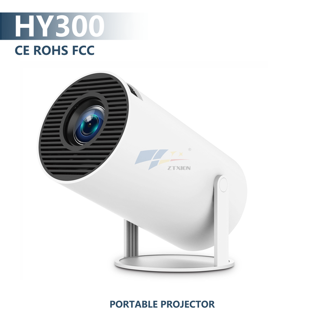 Smart Projector HY300 LCD 1080P Android Home Theater FHD Media Video Player Portable Home Theater Business Education