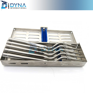 Otoïdes chirurgicales dentaires, 6mm, 5 pièces, épandage d'os, vis ajustable, pointe convexe avec Cassette - Product Image 2