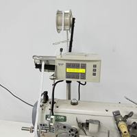 Machine à coudre intelligente universelle MC E6 avec alimentateur de ruban, dispositif de dosage élastique informatisé, mesureur de tension, commutation automatique 64 mm