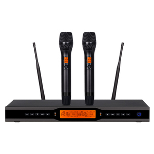 T250 Chất Lượng Cao Micro Âm Thanh Chuyên Nghiệp <span class=keywords><strong>Video</strong></span> Chiếu Sáng Trong Nhà Và Ngoài Trời Karaoke UHF Không Dây Mic Biểu Diễn - Product Image 5