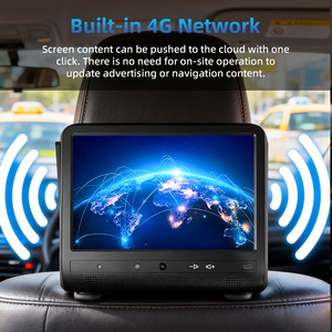 Monitor IPS para Publicidad en el Asiento Trasero <span class=keywords><strong>de</strong></span> Taxis, Cambio Rápido <span class=keywords><strong>de</strong></span> Contenido, Pantalla Táctil Móvil para Taxis, Pantalla LCD <span class=keywords><strong>a</strong></span> Todo Color para Reposacabezas - Product Image 5