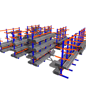 Industrial <strong>Steel</strong> <strong>Pipe</strong> Cantilever Racking <strong>System</strong> Heavy Duty Vertical <strong>Storage</strong> Cantilever Lumber <strong>Rack</strong> Lumber <strong>Pipe</strong> Bar <strong>Rack</strong> - Product Image 1