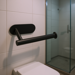 Portarrollos de Papel Higiénico Moderno de Acero Inoxidable, Ovalado, Autoadhesivo, Resistente a la Oxidación, Accesorio de Baño - Product Image 2