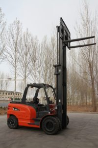 מלגזה חשמלי מלגזה לשימוש פנימי 3t כדי 10ton קיבולת עם סוללת חומצה עופרת ארבעה גלגל עבור 4t 5t 6t 7t 8t - Product Image 5