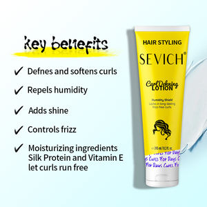 Ricciolo al burro di karité che definisce crema etichetta privata lozione per capelli ricci con proteine della seta aggiunta crema per capelli lucidante - Product Image 3