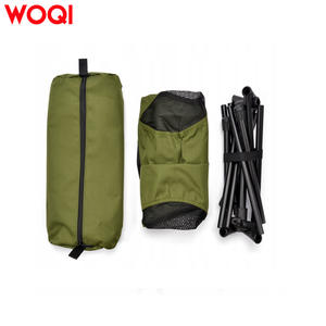 เก้าอี้พับ Woqi สีเขียวทหาร พกพาสะดวก สำหรับกิจกรรมกลางแจ้ง ชายหาด ขนาด 50x50x62 ซม. เหมาะสำหรับตั้งแคมป์ ตกปลา - Product Image 5