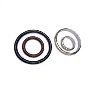 KF ISO SS Aluminum Screened Centering Rings With O-Rings And Spacers