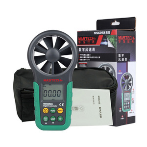 MASTECH MS6252D เครื่องวัดความเร็วลมแบบดิจิตอลอิเล็กทรอนิกส์พร้อมจอแสดงผลอุณหภูมิและความชื้น - Product Image 4