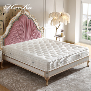 Hertha French Style Mattress 250mm Medium Firm Pocket Spring <b>Memory</b> <b>Foam</b> Bedding - Product Image 1