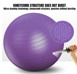 Pelota de Yoga Antiexplosión para Ejercicio, Gimnasia, Pilates, Equilibrio, Entrenamiento en Casa o Gimnasio - Product Image 5