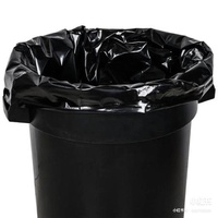 Matériau PET noir personnalisé grand sac poubelle jetable à usage intensif sacs poubelle/sacs poubelle en plastique recyclé Plastmax Captain