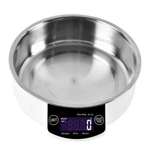Bilancia da cucina impermeabile parlante manuale con pesatura a colori 1kg di informazioni nutrizionali - Product Image 4