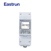 Medidor de Energía Monofásico Eastron SDM230-Modbus V2 de 100A para Riel DIN Directo, Medidor de Energía Solar Fotovoltaica Bidireccional con RS485 Modbus