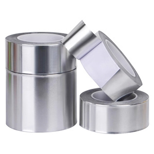 Hvac tinh khiết nhôm lá Alu chống cháy xây dựng sửa chữa bảo vệ ống nóng chảy dính với phát hành giấy lót - Product Image 1