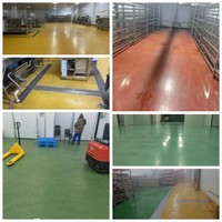 Revêtement de sol en ciment uréthane auto-nivelant anti-corrosion Peinture de sol en mortier de polyuréthane PU sur béton