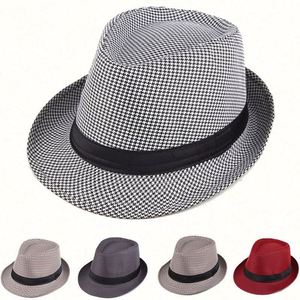 Chapeau Fedora Trilby Unisexe de Haute Qualité Printemps-Automne, Couleur OEM, Décontracté, Affaires, Extérieur, Pêche, Fête, 58-60cm, Broderie 3D - Product Image 6