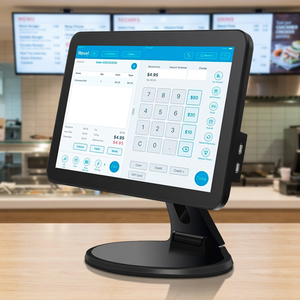 หน้าจอสัมผัสขนาด 15.6 นิ้ว ตู้คีออสก์ POS แบบบริการตนเอง เครื่องชำระเงินแบบสั่งซื้อเองสำหรับบริการอาหารปลีก - Product Image 1