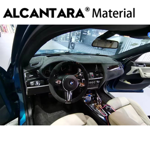 Couvre-tableau de bord en <span class=keywords><strong>Alcantara</strong></span> pour <span class=keywords><strong>BMW</strong></span> X3 X4 2011 - 2018 Pare-soleil Tableau de bord Accessoires de voiture Modification Kit d'intérieur Tapisserie - Product Image 3