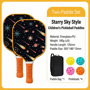 Racchetta da Pickleball Premium in Fibra di Vetro per Bambini, Spessore 13mm, Manico Piccolo, per Allenamento Professionale e Intrattenimento Junior - Product Image 5
