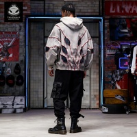 TKAN326 Nouveau sweat-shirt streetwear tendance pour homme, broderie personnalisée, imprimé, sweat-shirt oversize pour homme, 100% coton, streetwear, veste pour homme