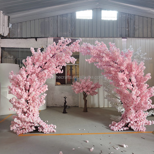 Matrimonio eventi di celebrazione oggetti di scena fiore artificiale albero decorativo del cancello del fiore a forma di cuore <span class=keywords><strong>sfondo</strong></span> di fiori per la decorazione di nozze - Product Image 3
