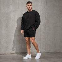 Sweat-shirts à col rond surdimensionnés pour hommes, en coton, décontractés, pour tous les jours, sweat-shirts en molleton épais surdimensionnés pour hommes