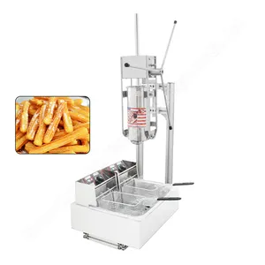 Maschinen zur Herstellung von Churros Churros Maschine und Friteuse Spanischer Churros Maker